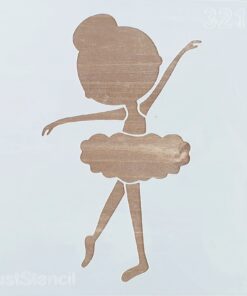 Șablon – ballerina – 15x15 cm