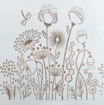 Sablon – flowers – 30x30 cm