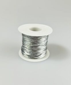 Șnur metalic – argintiu – diametru 1 mm