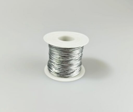 Șnur metalic – argintiu – diametru 1 mm 1