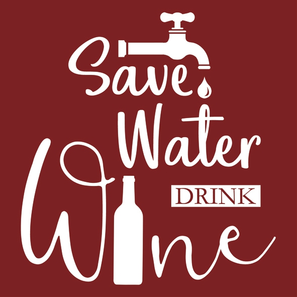Șervețel decoupage - Save water bordeaux- 25x25 cm 1 Șervețel decoupage - Save water bordeaux- 25x25 cm