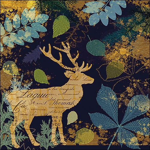 Șervețel decoupage – Autumn Deer– 33×33 cm 1 Șervețel decoupage – Autumn Deer– 33×33 cm