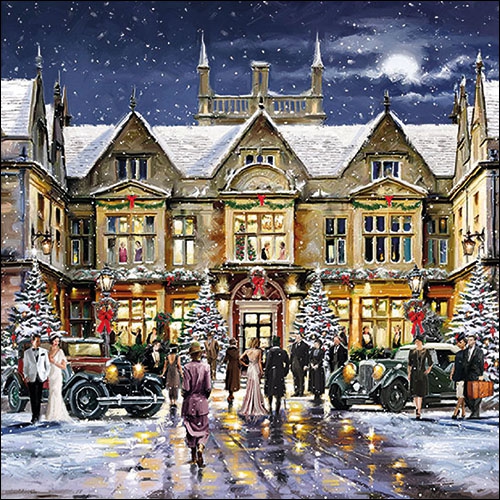 Șervețel – X-Mas Dinner Party – 33×33 cm 1 Șervețel – X-Mas Dinner Party – 33×33 cm