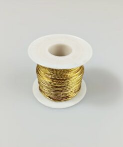 Șnur metalic - auriu - diametru 1 mm