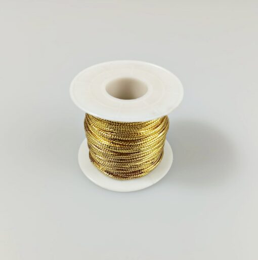 Șnur metalic - auriu - diametru 1 mm 1