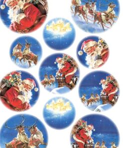 Hârtie de orez – Santa's Chimney – A4