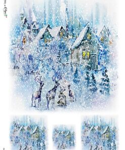 Hârtie de orez – Snow – A4