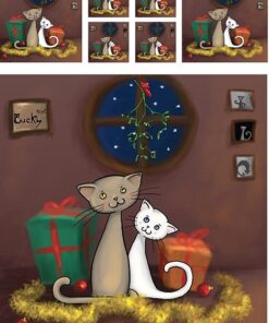 Hârtie de orez – Lucky Cats – A4