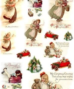 Hârtie de orez – Christmas Fun – A3