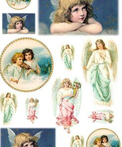 Hârtie de orez – Angels – A3