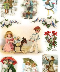 Hârtie de orez – Children – A4
