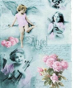 Hârtie de orez – Angels – A5