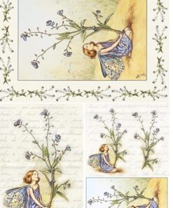 Hârtie de orez – Blue Fairy – A4
