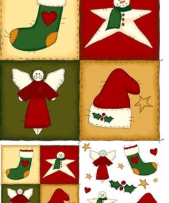 Hârtie de orez – Christmas Decorations – A4