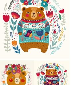 Hârtie de orez – Happy Bear – A4