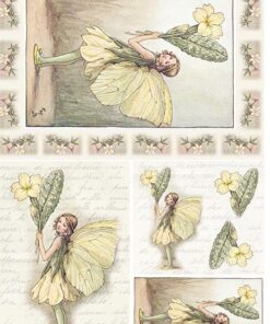 Hârtie de orez – Yellow Fairy – A4