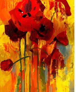 Hârtie de orez –Painted Poppy – A4