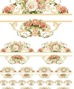 Hârtie de orez –Roses 2 – A4