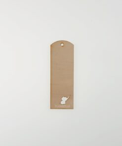 Semn de carte din lemn – nedecorat – elefant – h 15 cm