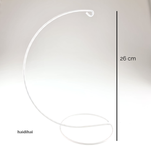Suport metalic – alb – 26 cm