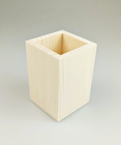 Suport pentru pixuri din lemn - 11x7,5 cm