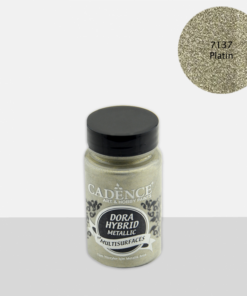 Vopsea acrilică hybrid metallic – platinium – CADENCE – 90 ml