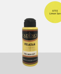 Vopsea acrilică – lemon yellow – CADENCE – 120 ml