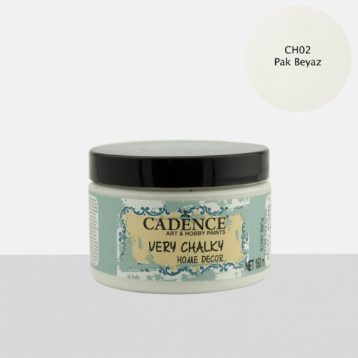 Vopsea chalky – pure white – CADENCE – 150 ml 1