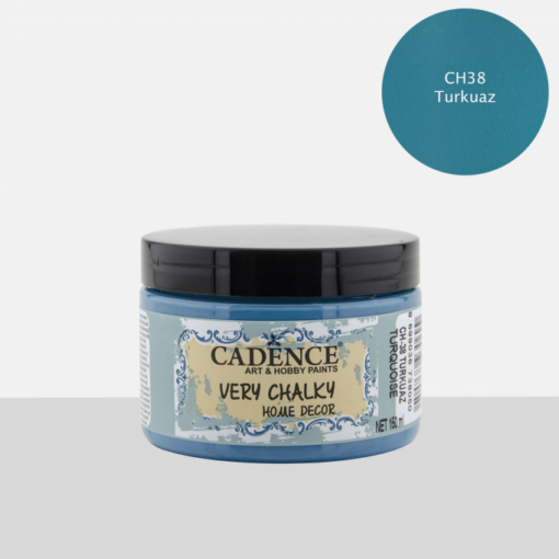 Vopsea chalky – turquoise – CADENCE – 150 ml 1
