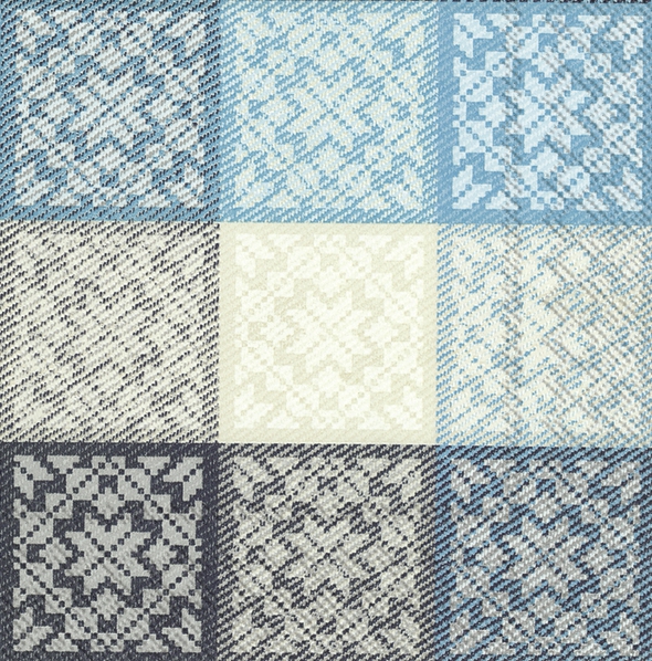 Șervețel - Brenda Light Blue - 33x33 cm 1 Șervețel - Brenda Light Blue - 33x33 cm