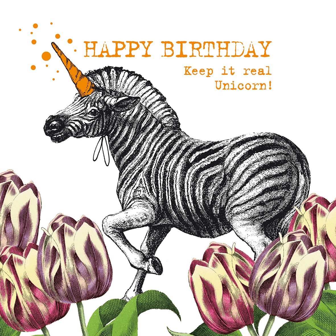 Șervețel - Unicorn Zebra - 33x33 cm 1 Șervețel - Unicorn Zebra - 33x33 cm