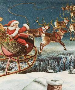 Șervețel decoupage – Santa's Sleight– 33×33 cm