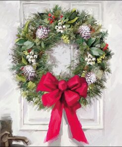 Șervețel decoupage – White Wreath – 33×33 cm