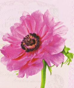Șervețel – Anemone Pink  – 33×33 cm