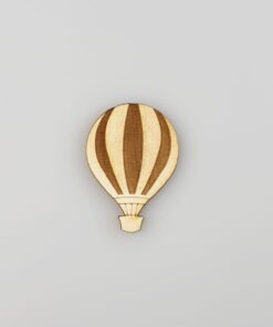 Decorațiune lemn - air balloon - 5x3,5 cm