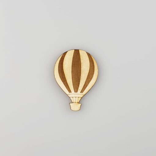 Decorațiune lemn - air balloon - 5x3,5 cm 1