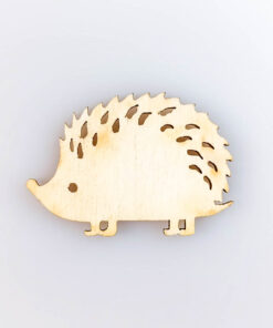Decoratiune lemn - arici - 5x3 cm