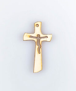 Decoratiune lemn - cruce - 5cm
