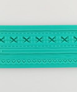 Matriță silicon - Lacing 2 - 13,8X4,5 cm