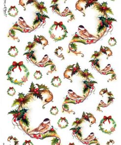 Hârtie de orez – Birds – A4