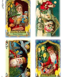 Hârtie de orez – Buon Natale  – A4