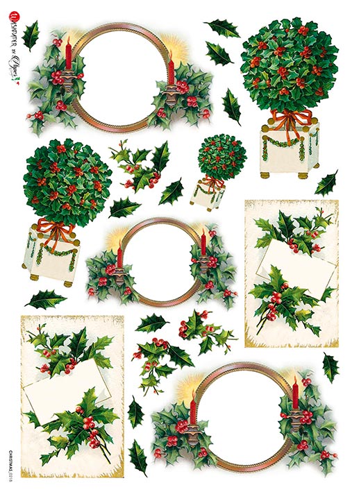 Hârtie de orez – Frames – A4 1 Hârtie de orez – Frames – A4