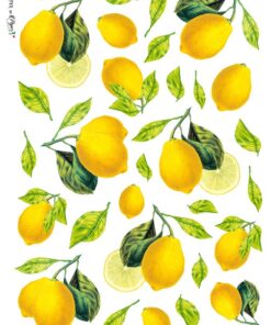 Hârtie de orez – Lemons  – A4