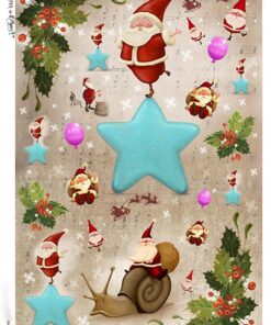 Hârtie de orez – Magic Christmas 2 – A4