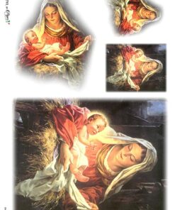 Hârtie de orez – Mother and Child 2  – A4