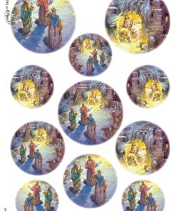 Hârtie de orez – Nativity 3 – A4