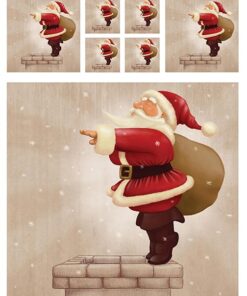 Hârtie de orez – Santa's Chimney – A4