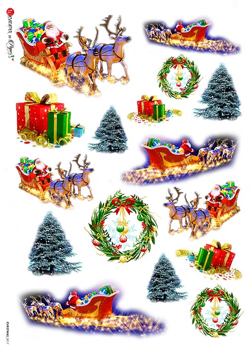 Hârtie de orez – Silent Night – A4 1 Hârtie de orez – Silent Night – A4