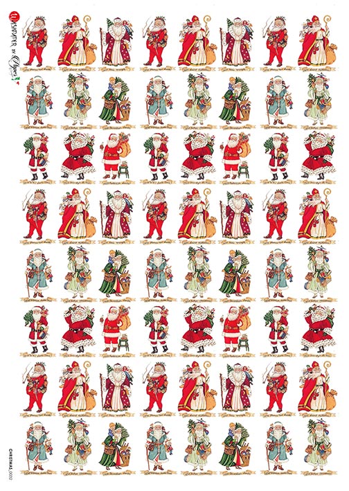 Hârtie de orez – Santa Claus – A3 1 Hârtie de orez – Santa Claus – A3