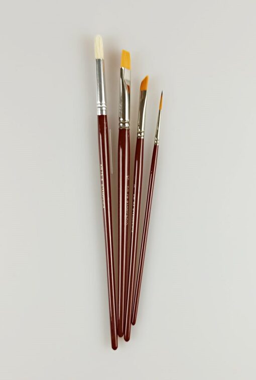 Set 4 pensule pentru pictură - diferite mărimi 1